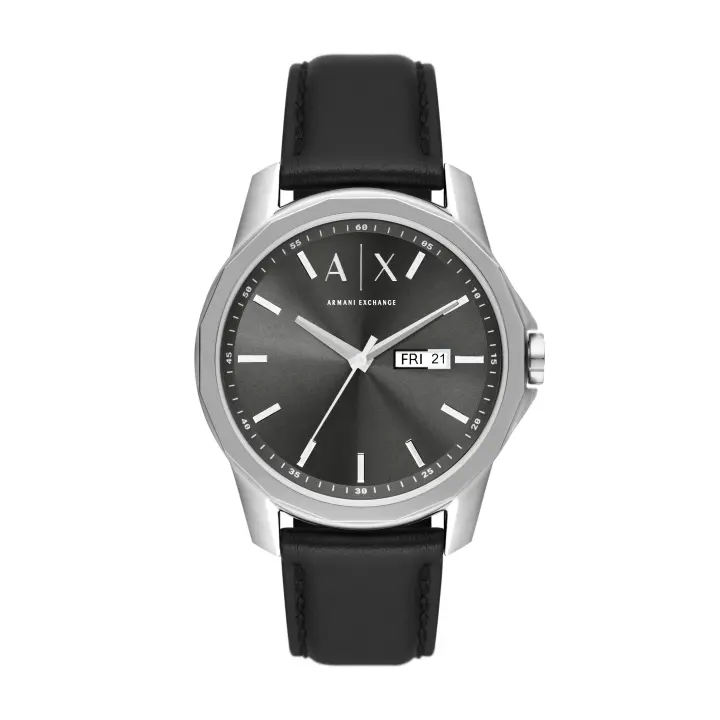 ARMANI EXCHANGE AX1735 Banks Reloj de hombre de cuero Negro Armani Exchange - 1