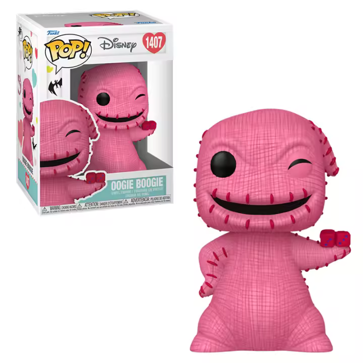FUNKO POP! PESADILLA ANTES DE NAVIDAD: SAN VALENTÍN – OOGIE BOOGIE, LICENCIA OFICIAL - 75769, Nº1407 - 1