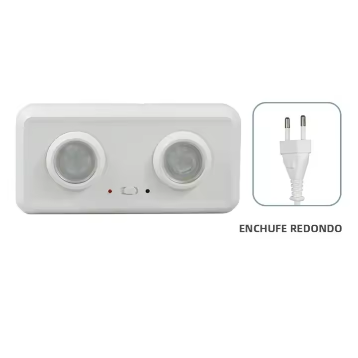 Lámpara De Emergencia LED Doble Cabeza Ultra Brillante Recargable Para Camping Exterior Luces Inteligentes Colgantes Y De Pared - 1