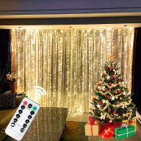Luz De Navidad LED 3M Con 8 Modos Para Decoración De Fiesta De Boda Y Cumpleaños Cuarzo De Navidad Decoración De Puerta USB - details 0
