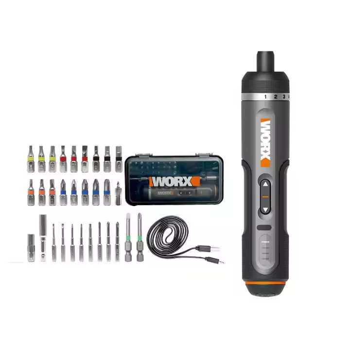 Worx 4V Mini Destornillador Eléctrico Recargable USB Conjunto De Destornilladores Inteligentes Herramientas De Taladro Manuales Para DIY En El Hogar - 1
