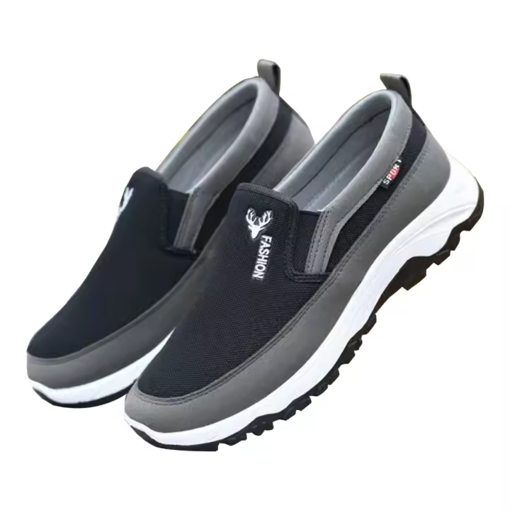 Zapatillas De Correr Y Senderismo Para Hombre Transpirables Ortopédicas Cómodas Antideslizantes Para Viajes Y Actividades Al Aire Libre - 1