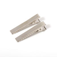 20pcs Clip Para Cabello De Téngara Con Un Solapamiento Para Joyería DIY Accesorios De Metal Aleación De Zinc Tamaños Variados - details 15