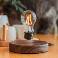 Lámpara De Mesa Magnética Levitación Con Bombilla LED Creativa Iluminación Nocturna Para Decoración De Oficina Y Hogar Regalo De Cumpleaños Novedosa - details 4