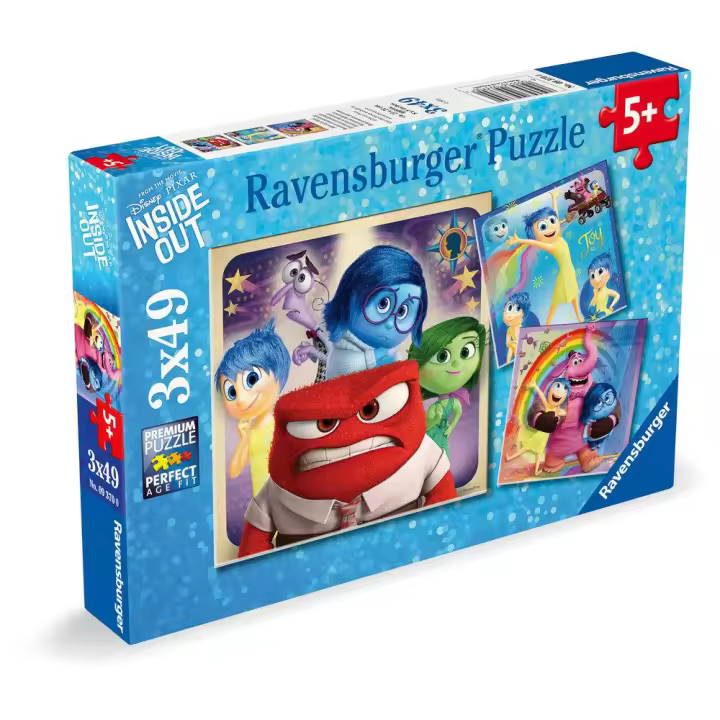 RAVENSBURGER PUZZLE 3X49 PIEZAS INSIDE OUT 1 3X 49 PIEZAS 19x27x3 Cms. - 1