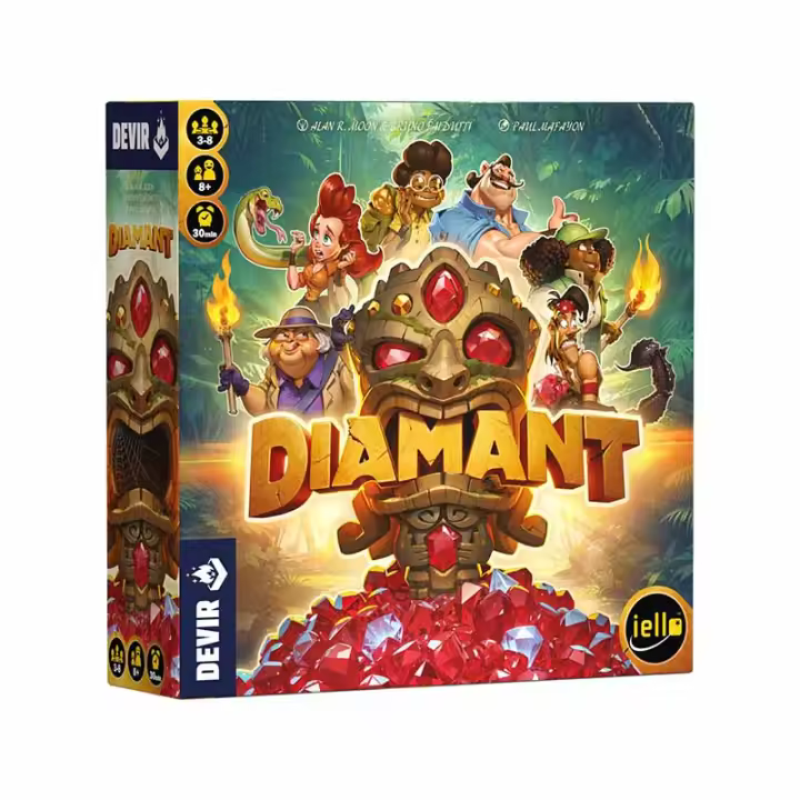 Diamant, ¡adéntrate en la cueva!, editado por Devir - 1