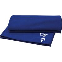 JR3 Toalla de baño, playa o deporte, remallado con filamento de poliéster a tres hilos mismo tono, excepto en el color plomo oscuro que el remallado es en amarillo flúor  con adorno elástico para plegado. - details 0