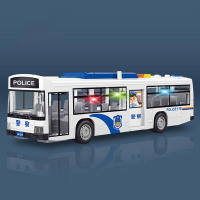 Coche De Policía Simulado Con Luz Y Sonido Juguete De Coche De Arrastre Para Niños Camión De Bomberos De Plástico ABS Regalo Para Niños - details 3