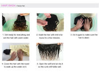 C Cola De Caballo Brasileña Afro Rizada Y Lisa Con Cordón Extensions De Cabello Humano Natural Racily Hair 100% Remy Clip-In - details 9