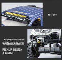 Modelo De Coche De Aleación Mercedes-Benz X-Class Pickup 1:28 Para Niños Vehículo Off-Road Con Acústica Y Luz Puerta Abre Juguete Educativo - details 3