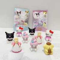 Set De 32 Piezas Eraser Figuras De Acción Kawaii Sanrio Hello Kitty Kuromi Melody Cinnamoroll Para Estudiantes Artículos De Papelería Juguete De Figura Completa Para Niños Y Adultos - details 3