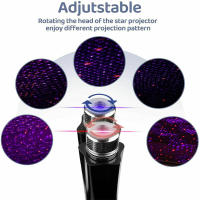 Proyector De Luz Estelar Romántica USB LED Para Coche Ajustable Y Recortable Iluminación Interior De Coche Galaxia Luz De Aluminio DC 5V Sin Baterías Certificación VDE UL SAA RoHS - details 12