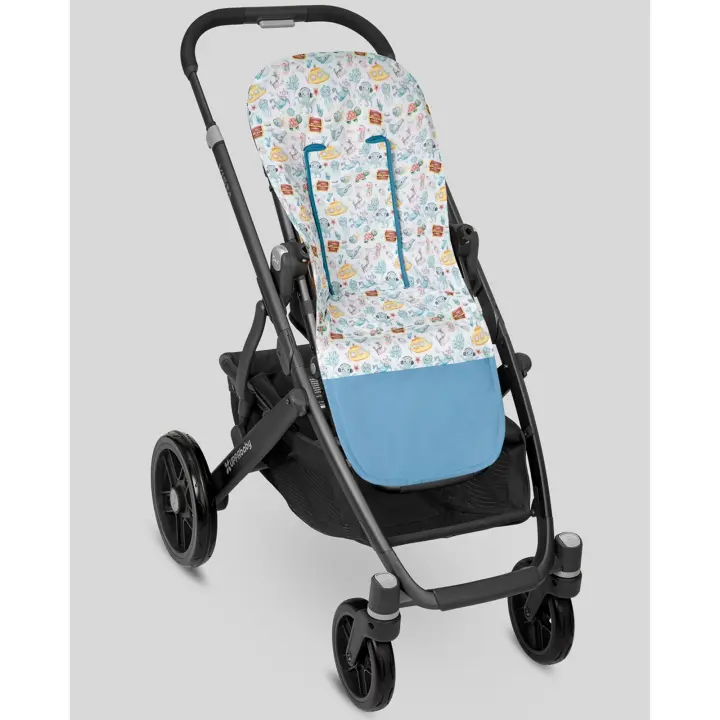 Colchoneta verano silla estrecha paseo Moby Dick Paz Rodríguez azul añil - 1