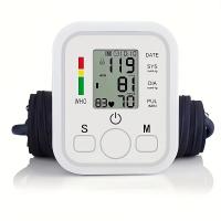 Tensiómetro de Brazo digital , medición precisa de la presión arterial y el pulso, validado clínicamente, Medidor Automático De Presión Arterial Para La Parte Superior Del Brazo, pantalla LCD grande, Con Voz , - details 1