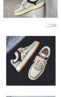 Zapatos De Cuero Para Hombre Zapatillas De Correr Y Caminar Moda Casual Comodidad En Skateboarding Tenis De Cricket Jóvenes - details 11