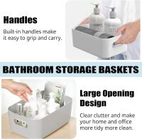 Asa Cetas de Almacenamiento para Estantes, Cocina, Oficina, Nevera  Grey - details 1