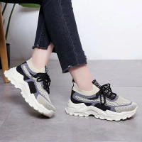 Zapatillas De Correr Para Mujer Transpirables Y Ligeros Antideslizantes Deportivas Al Aire Libre Con Lazo Moda Tenis - details 3