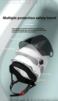 Casco De Motocicleta Transpirable Para Hombre Y Mujer Protección Solar De Cuatro Estaciones Parachoques Claro Antigolpes Resistente Al Viento - details 3