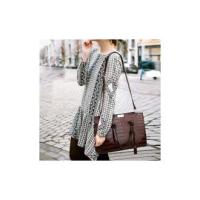 Bolso de mano de lujo para Mujer, Bandolera de Charol PU de Diseño de Cocodrilo, Bolso de Hombre Retro - details 3