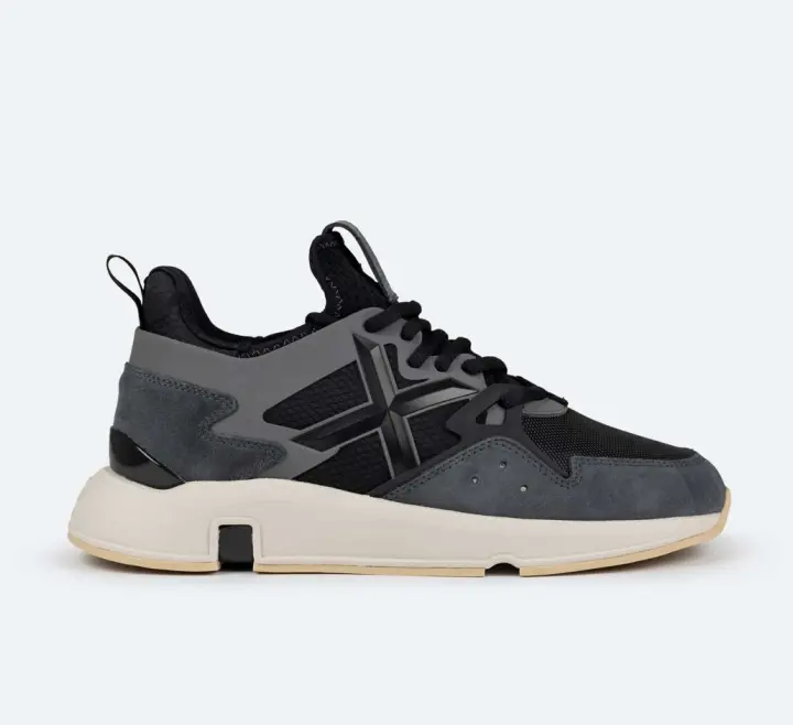MUNICH Zapatilla casual  modelo Clik color negro y gris - 1