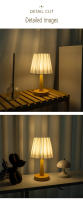 Lámpara De Mesa Nórdica Plegable Con USB 5V Y 220V Luces Nocturnas Para Decoración Del Hogar Y Ambiente De Dormitorio - details 6