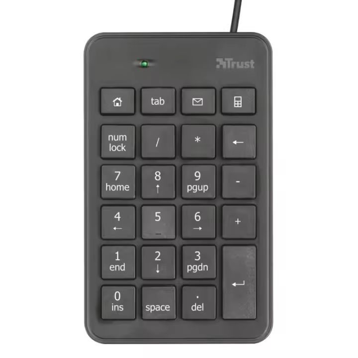Trust Xalas Teclado Numérico Ultradelgado USB para Portátil con Windows - 1