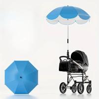 YUMO HOUSE-Parasol para silla playa o carrito bebé-Sombrilla silla playa o carrito bebé-  Ancho 100cm Largo 85cm-Apertura pinza hasta 4cm-Protección solar UPF50+/Parasol cadira platja o carretó nadó- Para-sol cadira platja o carretó nadó - details 2
