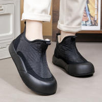 Botas De Invierno Para Mujer Con Forro De Poliéster No Escurridizas Y Suela Gruesa Botines Casuales De Algodón Suave Y Cómodos Para Hielo Y Nieve - details 14