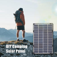 Panel Solar De 6W 12V Para Cámara De Seguridad Al Aire Libre Panel Solar Impermeable Para Farol De Calle Jardín Con Salida DC De 10ft - details 3