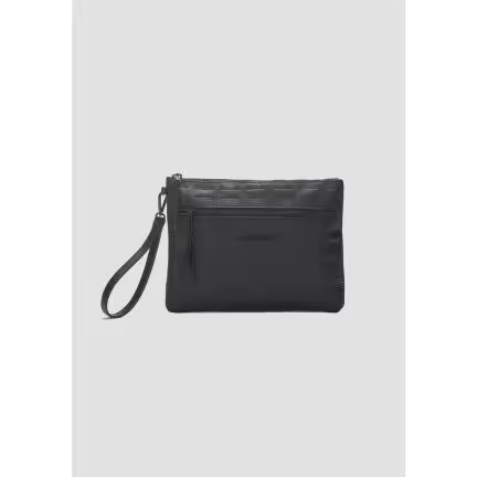 Bolso mano Antony Morato negro piel - 1