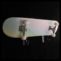 Estante De Pared Para Patines Con Ganchos De Almacenamiento 2PCS Accesorio De Skateboard Para Mujeres Parte De Placa Plana - details 12