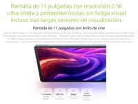 Tablet Lenovo Xiaoxin pad 11 2025, 6+128GB / 8+128GB / 8+256GB, MediaTek Dimensity 6300, Pantalla 11" 2.5K, 2560 × 1600, 90Hz, Batería 7040 mAh, 4 Dolby Atmos altavoces, Lenovo Idea Tab 11"  CN Versión - details 5