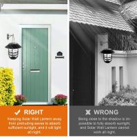 Lámpara Solar Colgante Impermeable Para Exterior Con Lluvia De Lamas LED De Vidrio Grueso Y Acero Inoxidable Para Pared Valla Patio - details 4