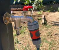 Grifo De Jardín De Latón Con Doble Cabeza 1 Entrada 2 Salidas Conector De Agua Para Balcones Y Jardines Material Metálico Estándar BS - details 14