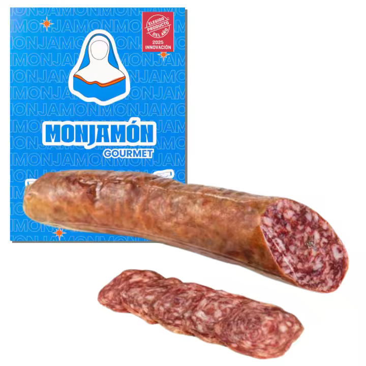 Monjamón - San chichón - Salchichón de Bellota 100% Ibérico -  Sabor Intenso y Textura Suave - Estilo Tradicional y Artesanal - Elegido producto del Año 2025 - 1