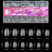 600pcs De Uñas Postizas De Acrílico Semi Mate Y Mate Full Cover Ovaladas Y De Alerón Para Dedos De Mano En Caja - details 6