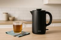 Hervidor Eléctrico Jocca Elegance 1.7L Acero Inoxidable con Controlador de Temperatura STRIX – Hervidor de Agua Rápido y Seguro – Diseño Compacto y Elegante – 1500W – 220-240V – Ideal para Cocina Moderna y Uso Diario - details 1