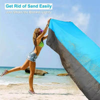 Manta De Playa Impermeable 2x2.1m Plegable Y Portátil Para Camping Y Picnics Matrícula Ligera Para Exterior Y Arena - details 6