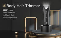 Afeitadora Eléctrica Para Áreas Sensibles De Hombre Recargable Impermeable Epilador De Cabello Del Cuerpo Y Cara Trimmer De Pubis - details 1