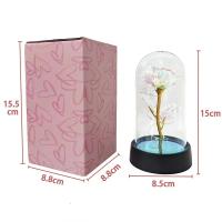 Luz De Noche Rosada Realista Luz LED De Simulación De Rosa Para Fiesta Y Decoración De Interior Regalo Ideal Para Día De San Valentín - details 1