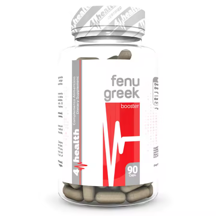 4-PRO Nutrition Fenugreek 600  mg - 90 Caps - Fenogreco - Trigonella foenum-graecum - 1
