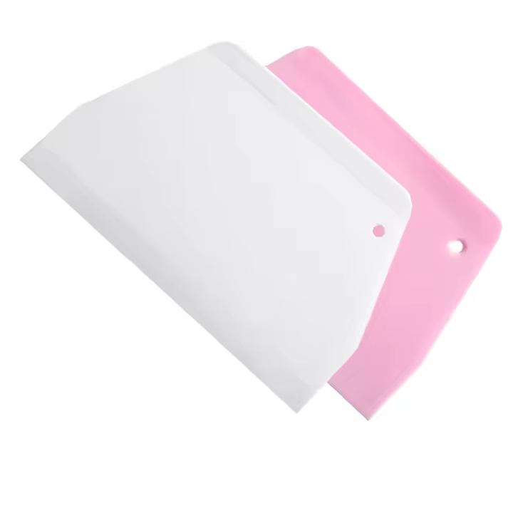 Raspadores de masa de plástico para repostería, cuchilla de masa de pan, herramienta raspadora para pizza, postres, pastes y repostería. - 1