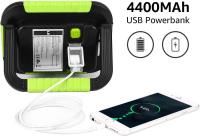 LE Luz de camping recargable, Luz de Trabajo Portátil de 1000 Luces recargable, Brilliant interior para acampar al Aire Libre with Banco de Energía de 4400 mAh, 3 Modos LED Floo - details 1