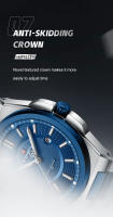 Reloj De Pulsera Para Hombre NAVIFORCE 2023 Acero Inoxidable Militar Casual Resistente Al Agua Cuarzo Calendario Deportivo - details 13