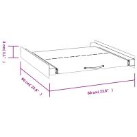 vidaXL Kit de apilamiento para lavadora con estante extraíble - details 7