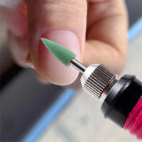 Set De 6 Piezas De Cabezas De Molienda Para Manicura En Silicona Herramientas De Lijado Y Pulido Para Uñas Combinación De Plástico - details 7