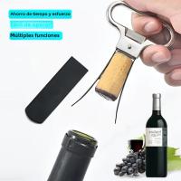 Abrebotellas De Vino Tinto Manual Con Cortador De Sellado Herramienta Manuales De Acero Inoxidable Eco-amigable Para Servidor - details 0