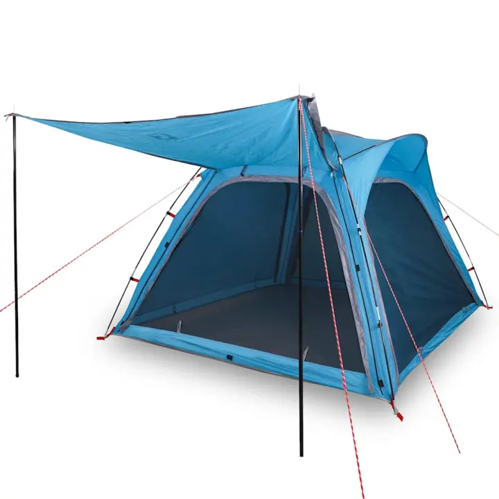 vidaXL Tienda Campaña 4 Personas Impermeable Apertura Rápida Toldo Color Gris y naranja,  Azul,  Verde y mas - 1
