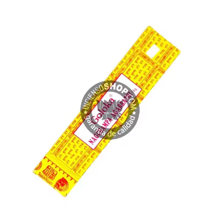INCIENSOSHOP - 3 x unidades de Incienso natural de Nag Champa de Goloka hecho a mano - 1