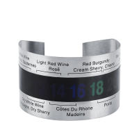 Termómetro De Vino De Acero Inoxidable Con LCD Pulsera Sensor De Temperatura Para Botella De Cerveza Y Vinos Rojos - details 2